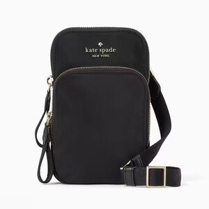Kate Spade Black Chelsea Dual Zip Phone Crossbody Bag Retail:$180 NWT